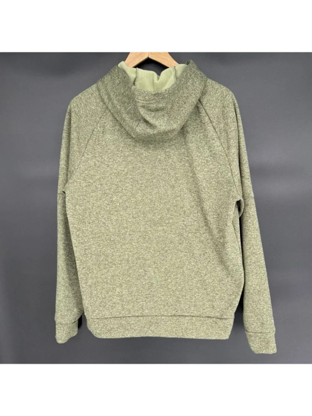 Nike Therma-Fit Fleece Lined Hoodie Mens L Green Swoosh Athleisure Athletic Gym